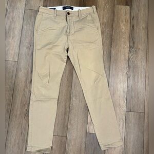 Hollister Light Tan Super Skinny Chino Pant